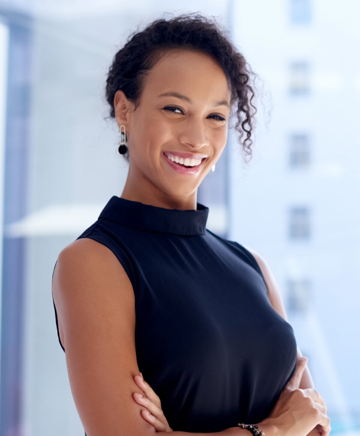 St. Albert Prosthodontist model smiling